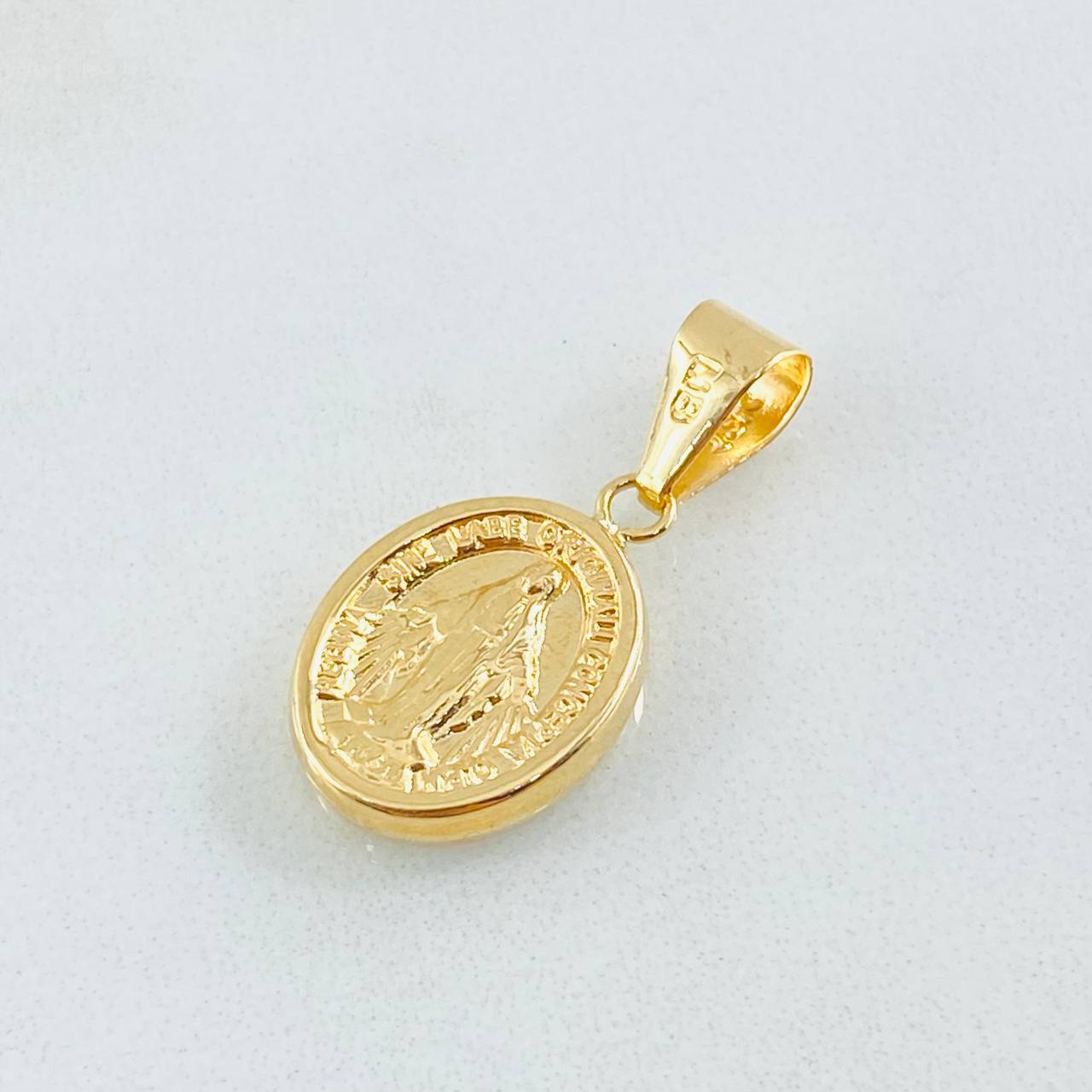 Dije Virgen Milagrosa 1gr / 1 in / Oro Amarillo 18K ©