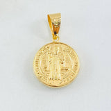 Dije San Benito 1.25gr / 1 in / Oro Amarillo 18K ©
