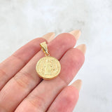 Dije San Benito 1.25gr / 1 in / Oro Amarillo 18K ©