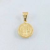 Dije San Benito 1gr / 1 in / Oro Amarillo 18K
