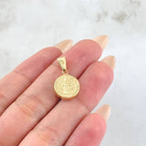 Dije San Benito 1gr / 1 in / Oro Amarillo 18K ©