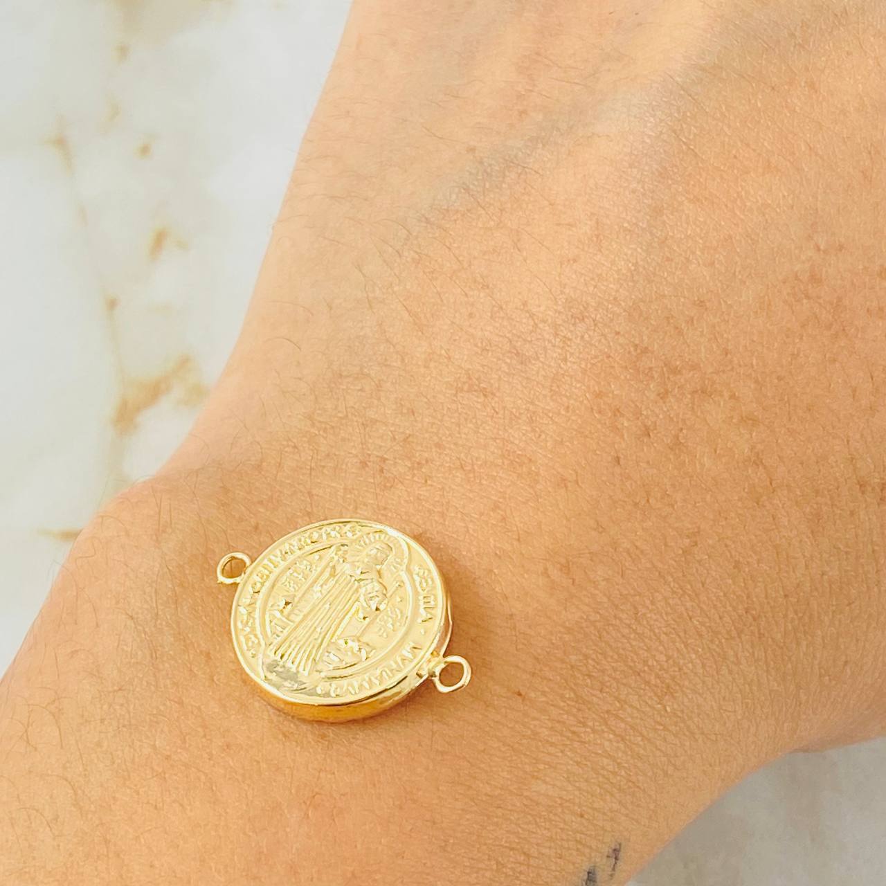 Herraje San Benito 1.05gr / 3/4 in / Oro Amarillo 18K