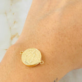 Herraje San Benito 1.1gr / 3/4 in / Oro Amarillo 18K ©