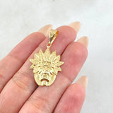 Indian Pendant 2.1gr / 1 1/2 in / 18K Gold