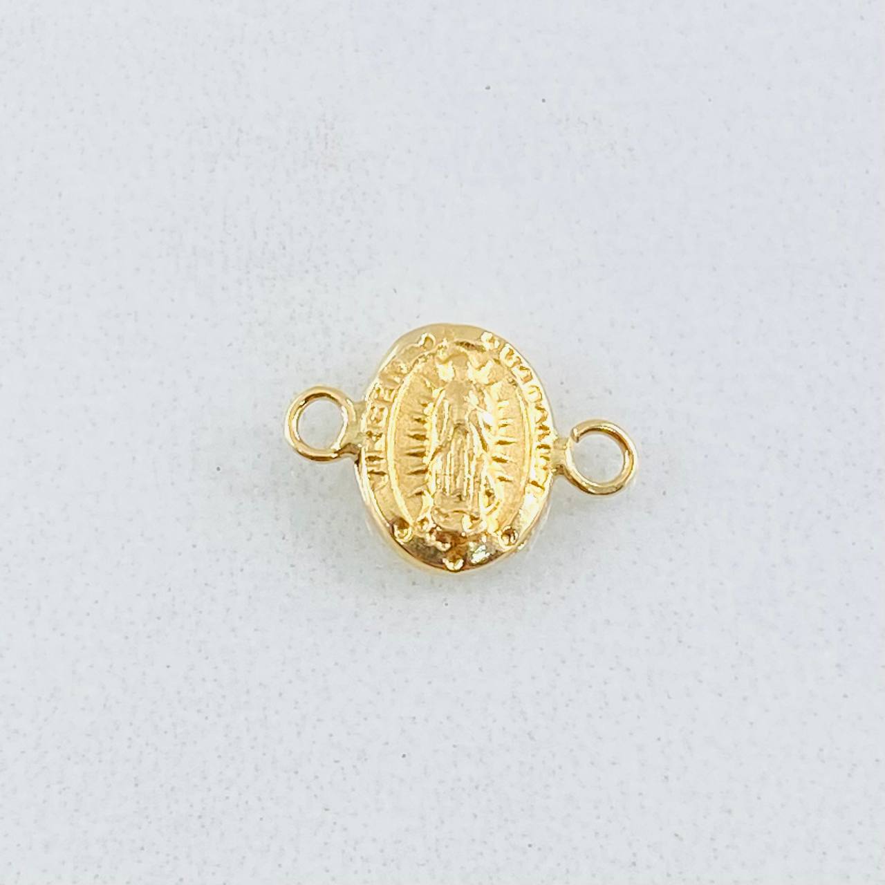 Herraje Virgen Guadalupe Ovalo 0.25gr / 1/2 in / Oro Amarillo 18K ©