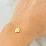 Herraje Virgen Guadalupe Ovalo 0.25gr / 1/2 in / Oro Amarillo 18K ©