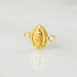 Herraje Virgen Guadalupe Ovalo 0.25gr / 1/2 in / Oro Amarillo 18K ©