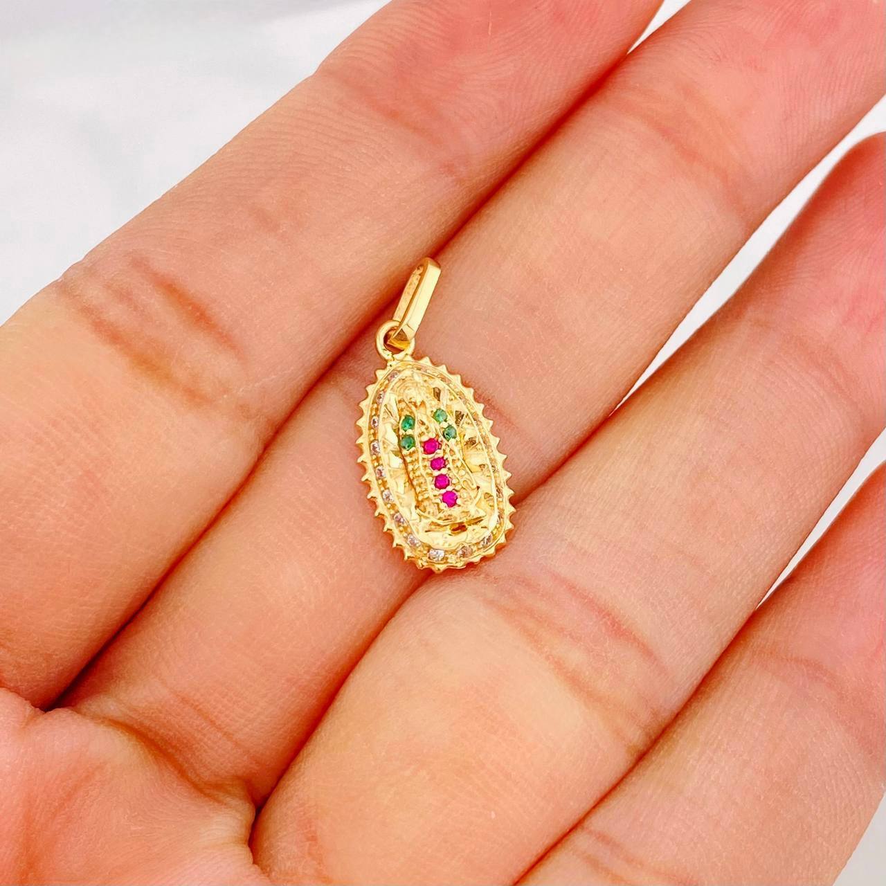 Dije Virgen de Guadalupe 1.45g / 3/4 in Oro Amarillo 18K