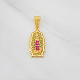 Pendant Virgin of Guadalupe 3.35g / 1 1/4 in Yellow 18K Gold