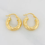 Candongas Mary 2.65g / 3/4 in Oro Amarillo 18K