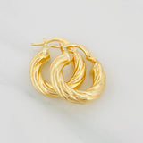 Candongas Mary 2.65g / 3/4 in Oro Amarillo 18K