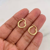 Candongas Mary 1.05g / 1/2 in Oro Amarillo 18K