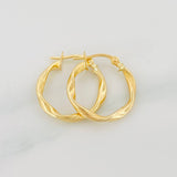 Candongas Mai 1.25g / 3/4 in Oro Amarillo 18K