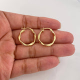 Candongas Mai 1.25g / 3/4 in Oro Amarillo 18K