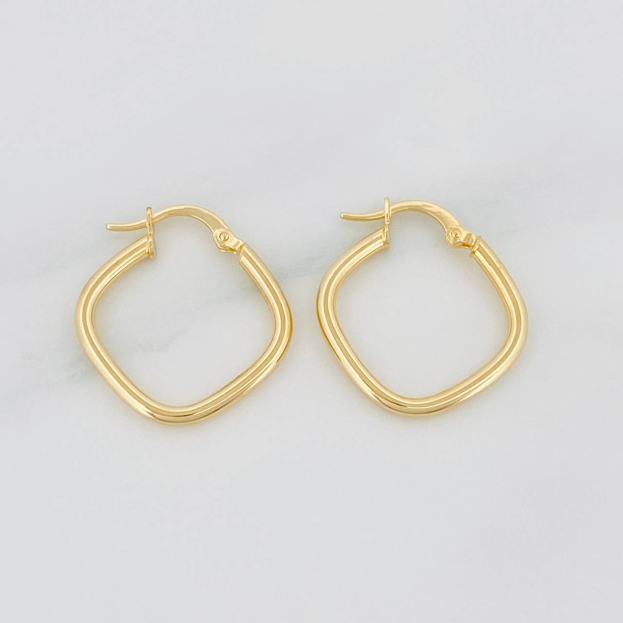 Candongas Rombo 1.45g / 3/4 in Oro Amarillo 18K