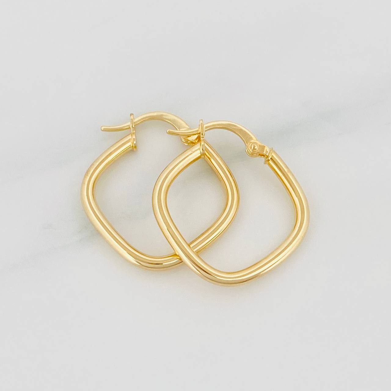 Candongas Rombo 1.45g / 3/4 in Oro Amarillo 18K
