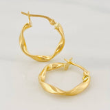Candongas Deis 1.2g / 1/2 in Oro Amarillo 18K