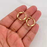 Candongas Deis 1.2g / 1/2 in Oro Amarillo 18K