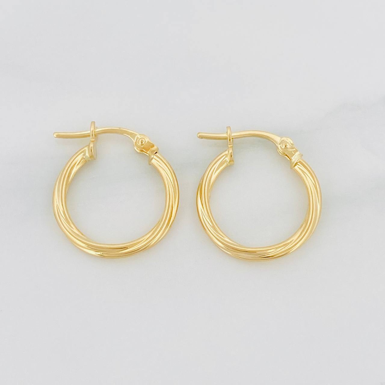 Candongas Mary 1.15g / 3/4 in Oro Amarillo 18K