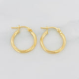 Candongas Mary 1.15g / 3/4 in Oro Amarillo 18K