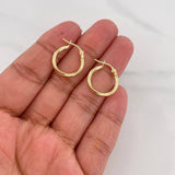 Candongas Mary 1.15g / 3/4 in Oro Amarillo 18K