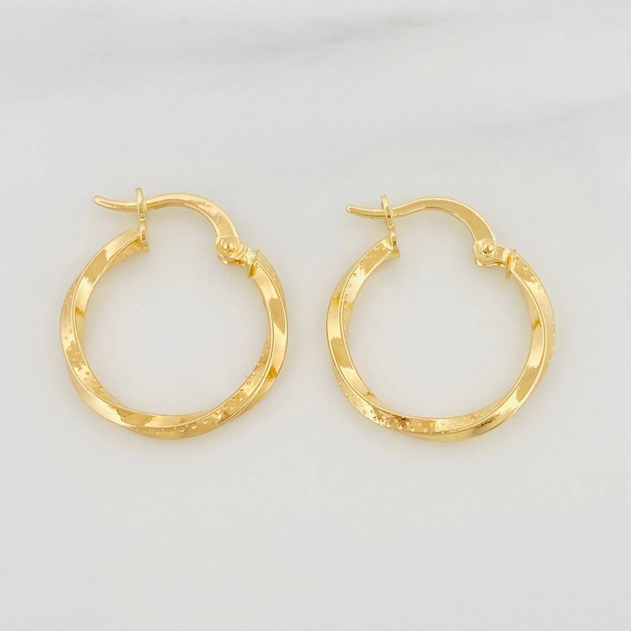 Candongas Eve 1.15g / 3/4 in Oro Amarillo 18K