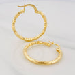Hoop Earrings Majo 1.65g / 3/4 in Yellow Gold 18K