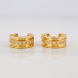 Candongas Bv 4.7g / 1/2 in Oro Amarillo 18K