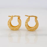 Candongas Bv 4.7g / 1/2 in Oro Amarillo 18K