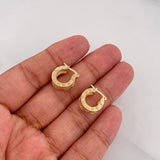 Candongas Bv 4.7g / 1/2 in Oro Amarillo 18K