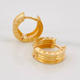 Candongas Bv 5.7g / 1/2 in Oro Amarillo 18K