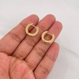 Candongas Bv 5.7g / 1/2 in Oro Amarillo 18K