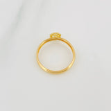 Bordered Flower Ring 1g / T7 1/4 Yellow Gold 18K