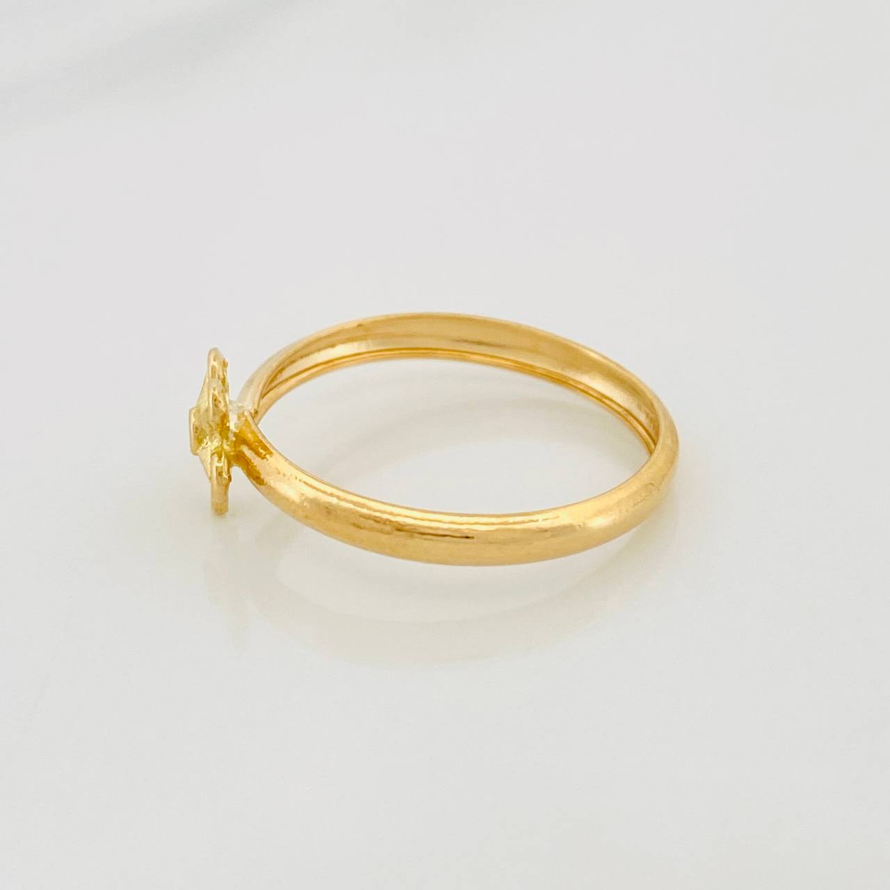 Flower Ring 1g / T7 1/4 Yellow Gold 18K