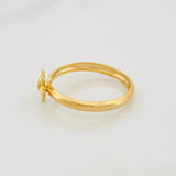 Flower Ring 1g / T7 1/4 Yellow Gold 18K