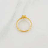 Flower Ring 1g / T7 1/4 Yellow Gold 18K