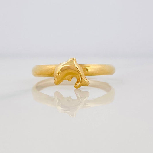 Anillo Delfin 1g / T7 3/4 Oro Amarillo 18K