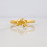 Dolphin Ring 1g / T7 3/4 Yellow Gold 18K