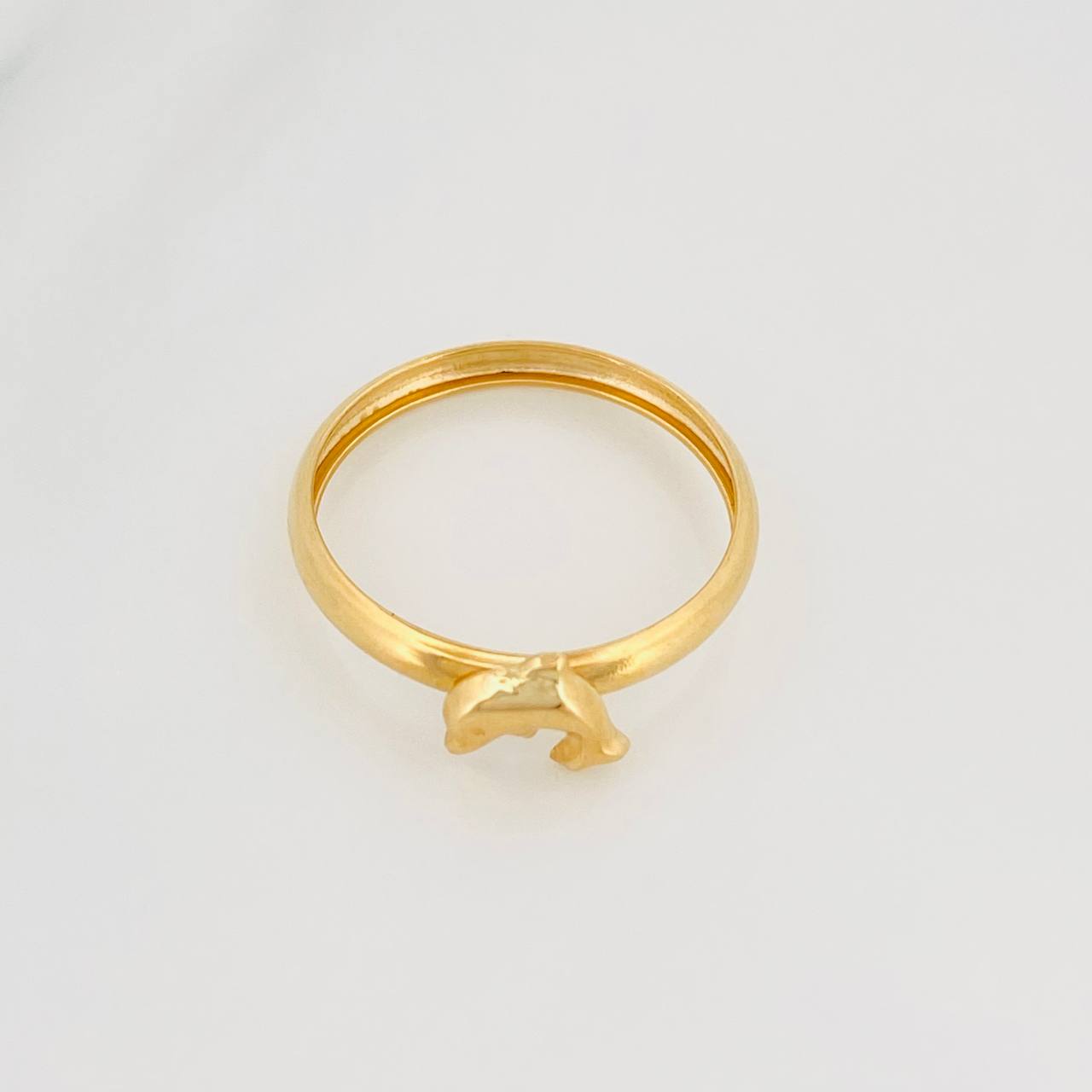 Dolphin Ring 1g / T7 3/4 Yellow Gold 18K
