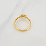 Dolphin Ring 1g / T7 3/4 Yellow Gold 18K