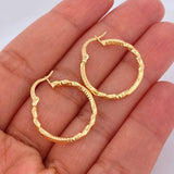 Abel Hoop Earrings 1.55gr / 0.8in / 18K Gold