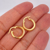 Koko Hoop Earrings 2gr / 1/2 in / 18K Gold