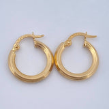 Koko Hoop Earrings 2gr / 1/2 in / 18K Gold