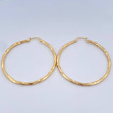 Kris Hoop Earrings 3.7gr / 2in / 18K Gold