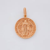 Pendant San Benito 11.4g / 1 1/2 in Rose Gold 18K