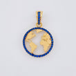 Dije Silueta Tierra 1.95g / 1 in Oro Amarillo 18K