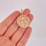 Pendant San Benito 11.4g / 1 1/2 in Rose Gold 18K