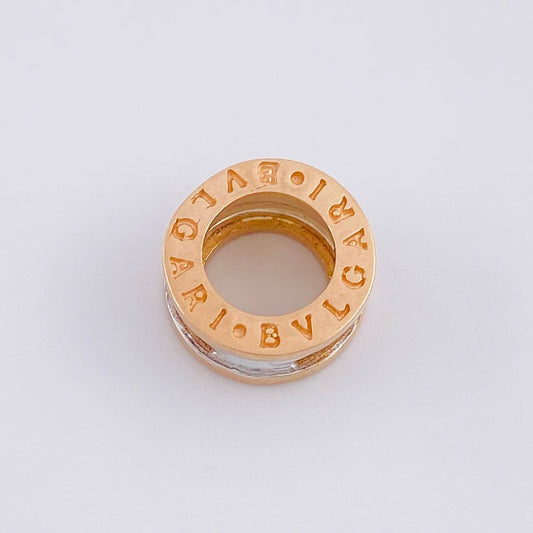Pendant Bv 2.85g / 1/2 in Two-Tone White Rose Gold 18K