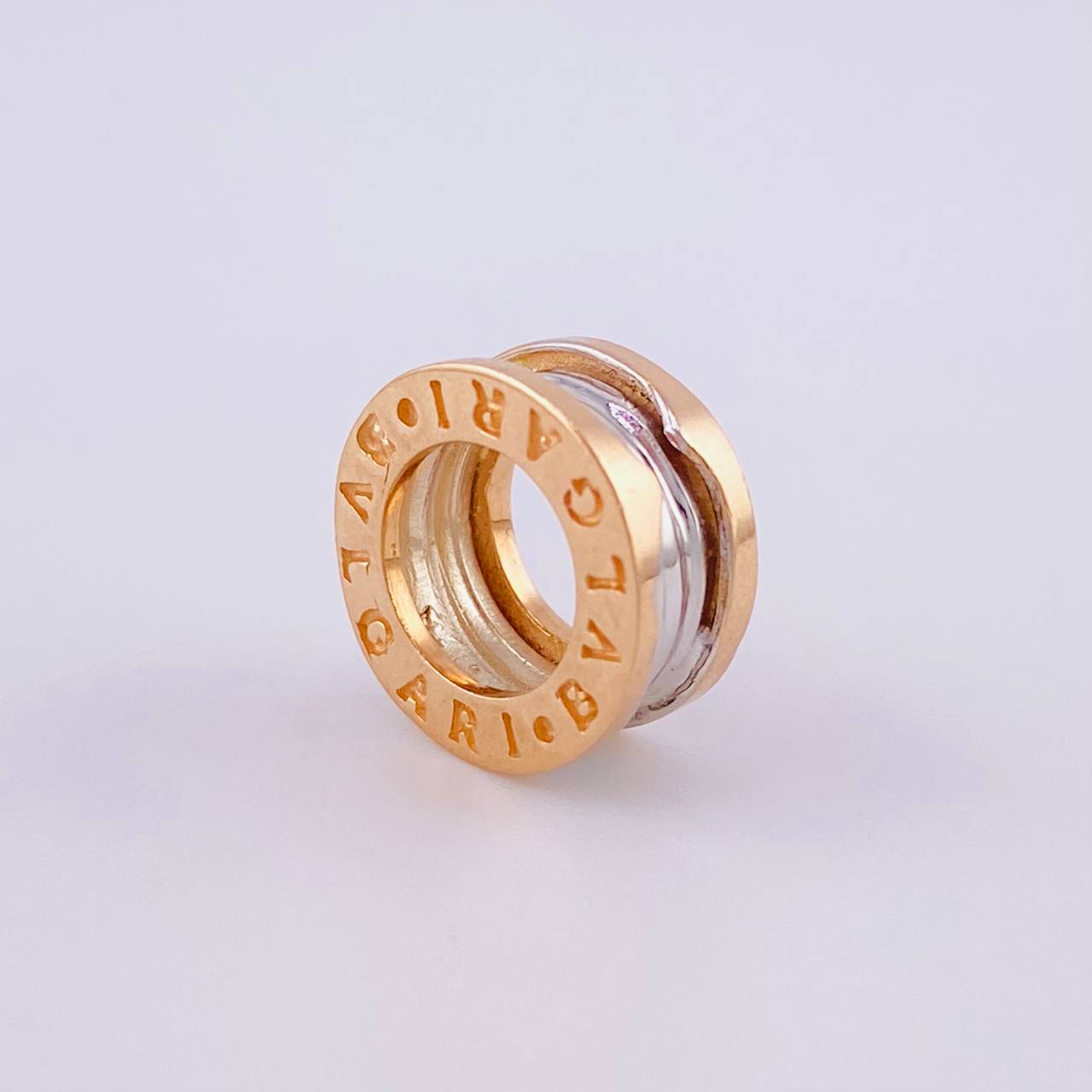 Pendant Bv 2.85g / 1/2 in Two-Tone White Rose Gold 18K