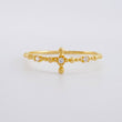 Sphere Cross Ring 0.7g / T5 1/2 Yellow Gold 18K